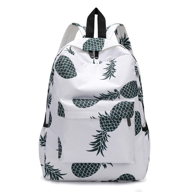 Fresh Style Women Backpacks cute  Pineapple Print - ohpineapple