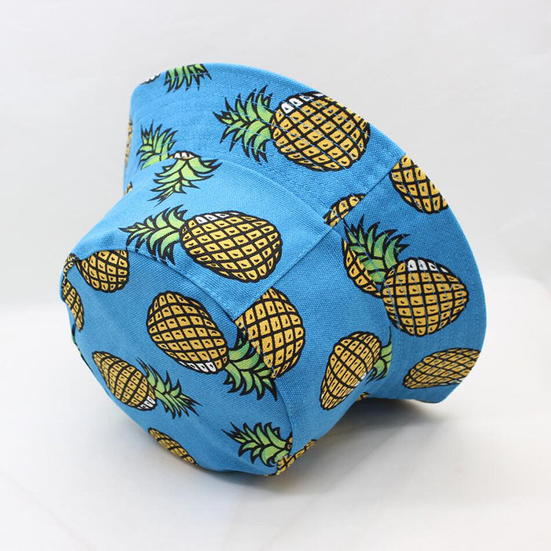 Summer Pineapple Printed Bucket Hats - ohpineapple