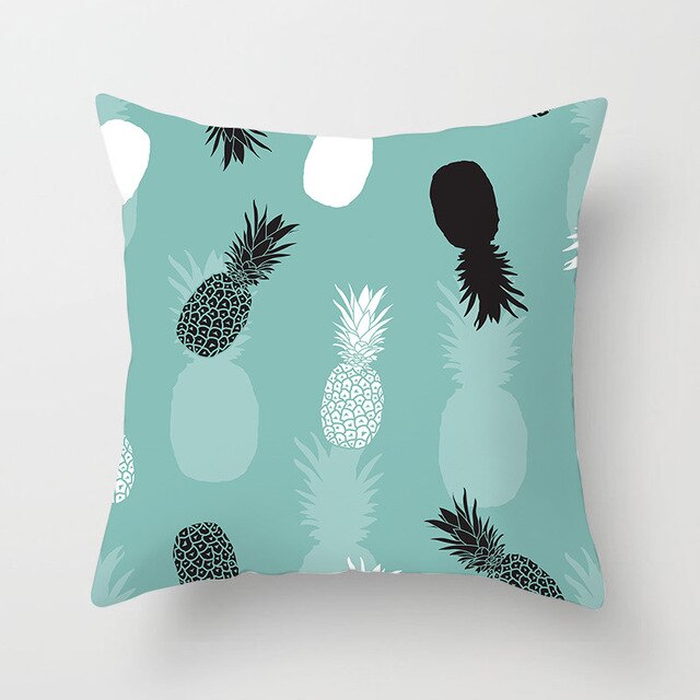 Pineapple Blue Cushion Covers - ohpineapple