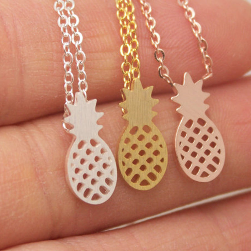 Hawaiian Small Pineapple Pendant Necklace Sherlock - ohpineapple