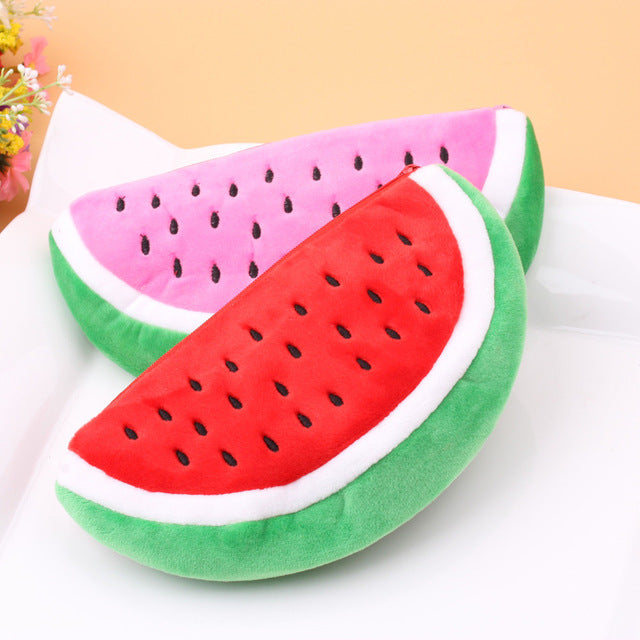 Lovely Watermelon Coin Bag Purse Wallet Pencil - ohpineapple