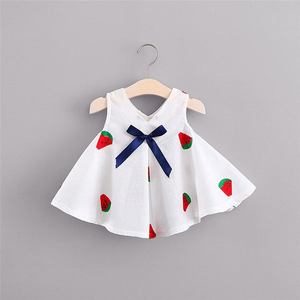 Newborn Baby Girls Dress Summer Clothes Floral - ohpineapple