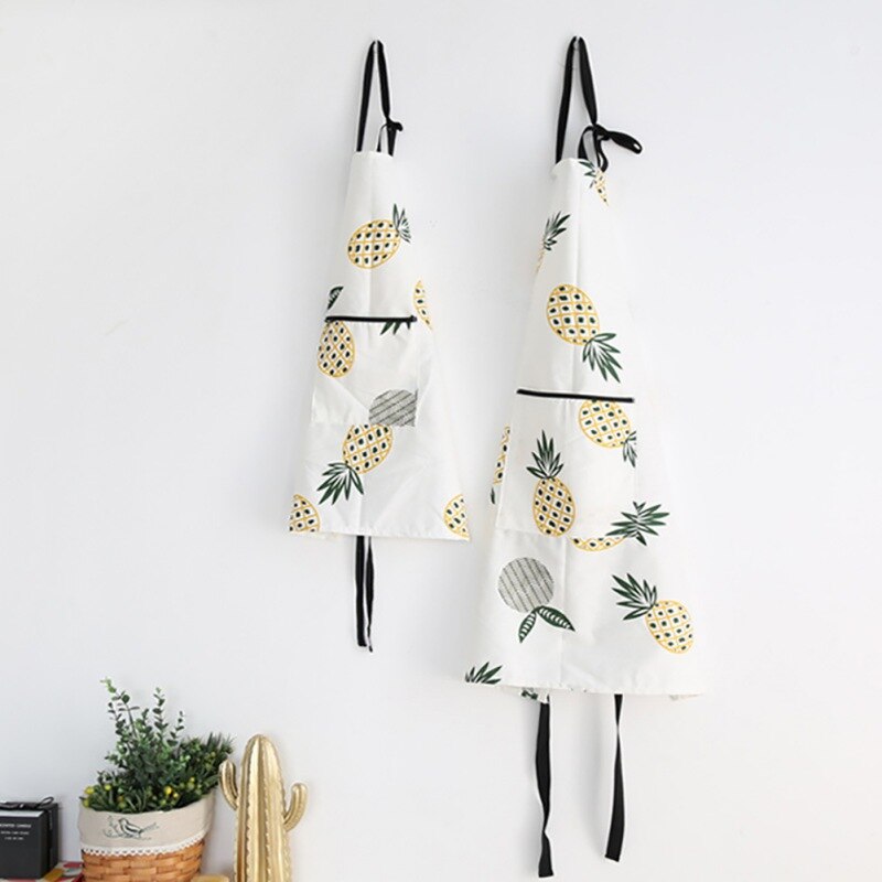 Pineapple Print Cotton Apron - ohpineapple