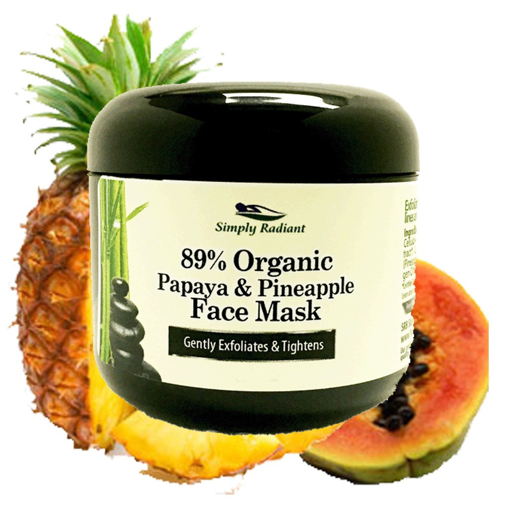 Organic Vegan Papaya and Pineapple Enzyme Face - ohpineapple