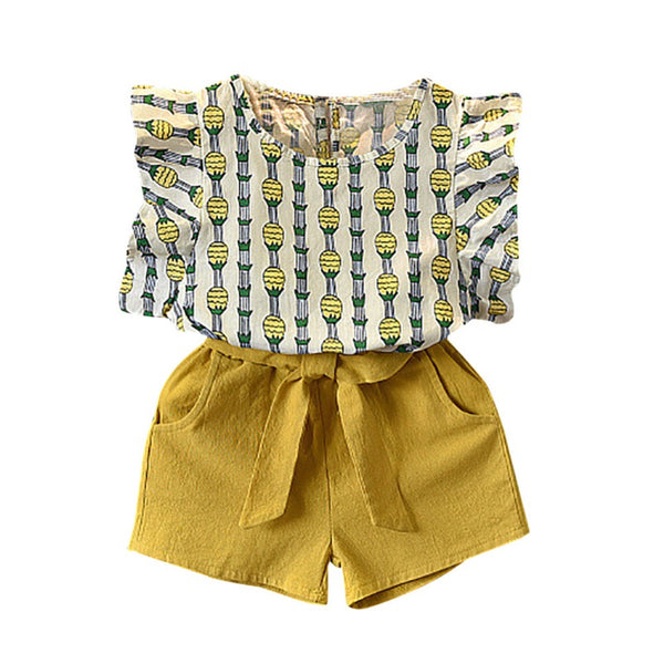 Baby Girls Sets Pineapple Prints - ohpineapple
